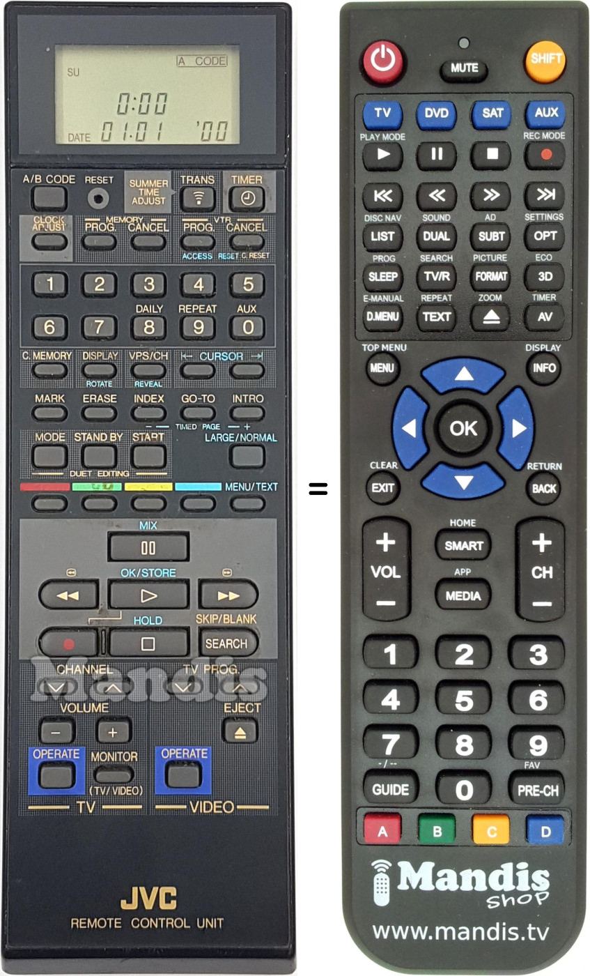 Télécommande équivalente PQ10884