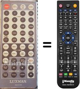 T&eacute;l&eacute;commande &eacute;quivalente LUXMAN LR2200