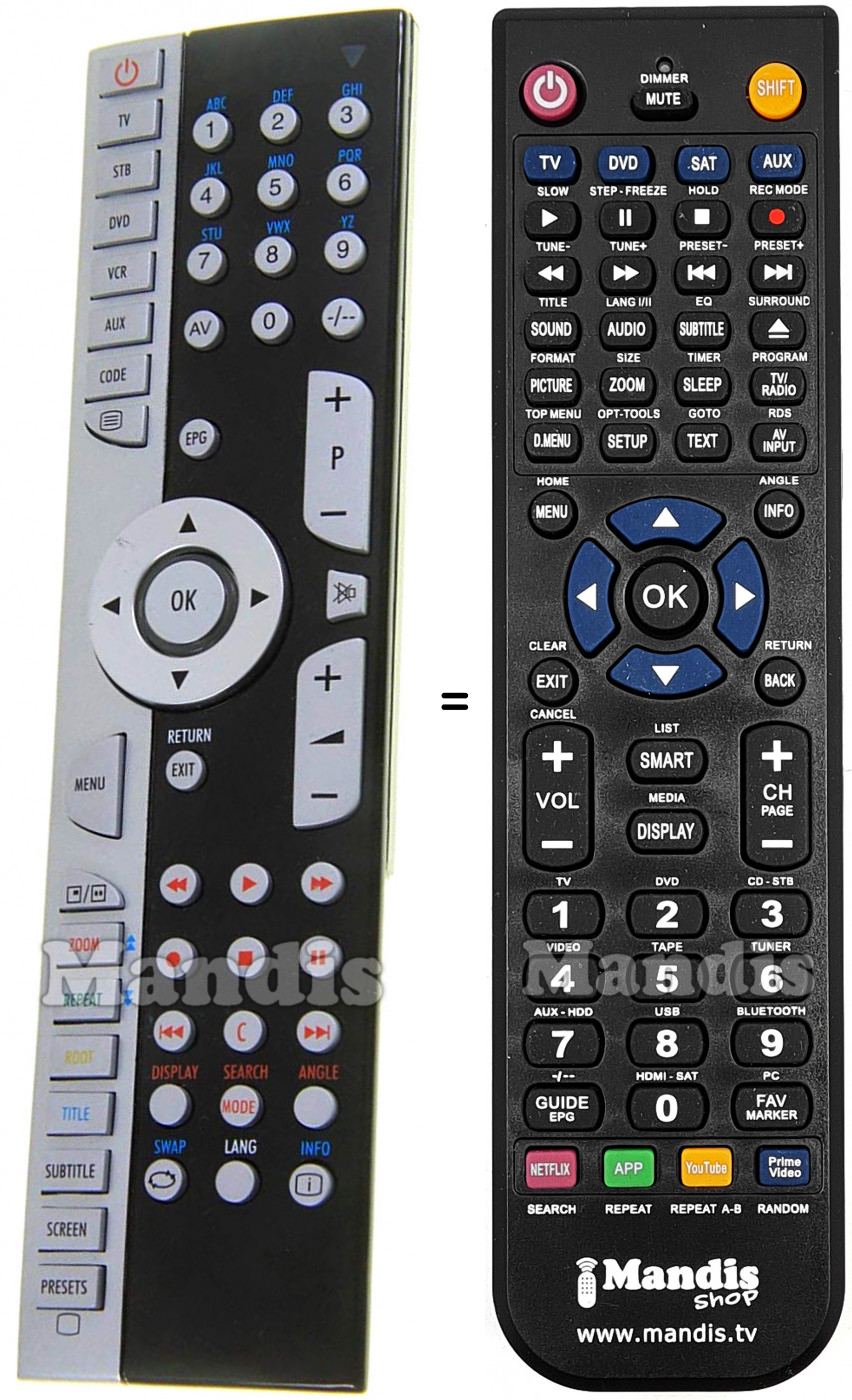 T&eacute;l&eacute;commande &eacute;quivalente 40029057