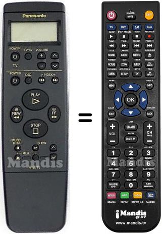 Télécommande équivalente VEQ1677