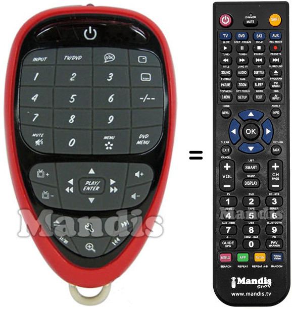 T&eacute;l&eacute;commande &eacute;quivalente DISNEY ELECTRONICS CARS