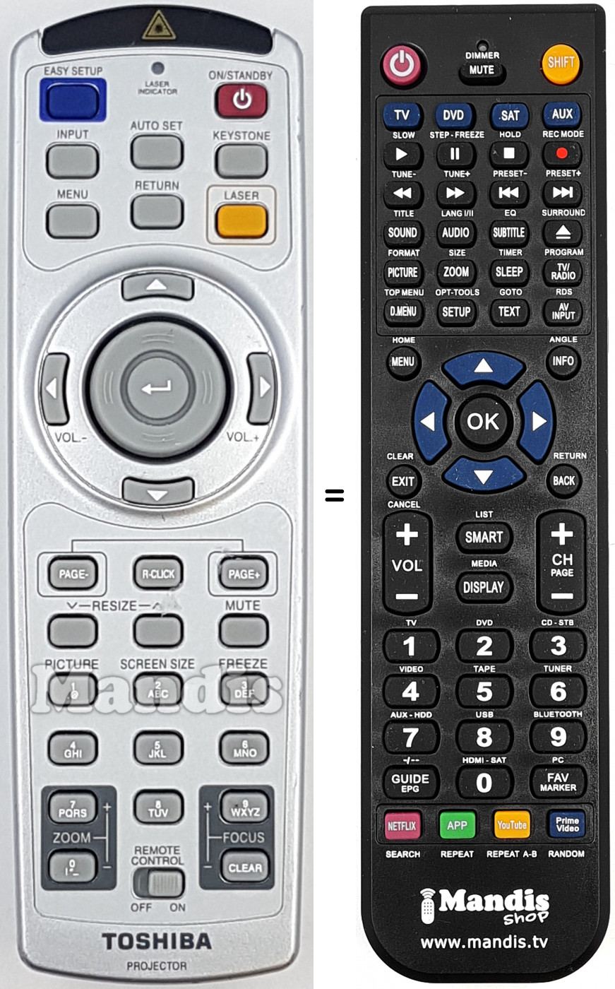 Télécommande équivalente CT-90247