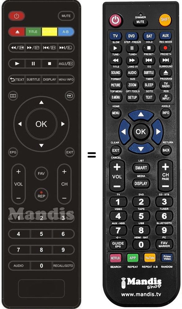 T&eacute;l&eacute;commande &eacute;quivalente Kogan KOG001