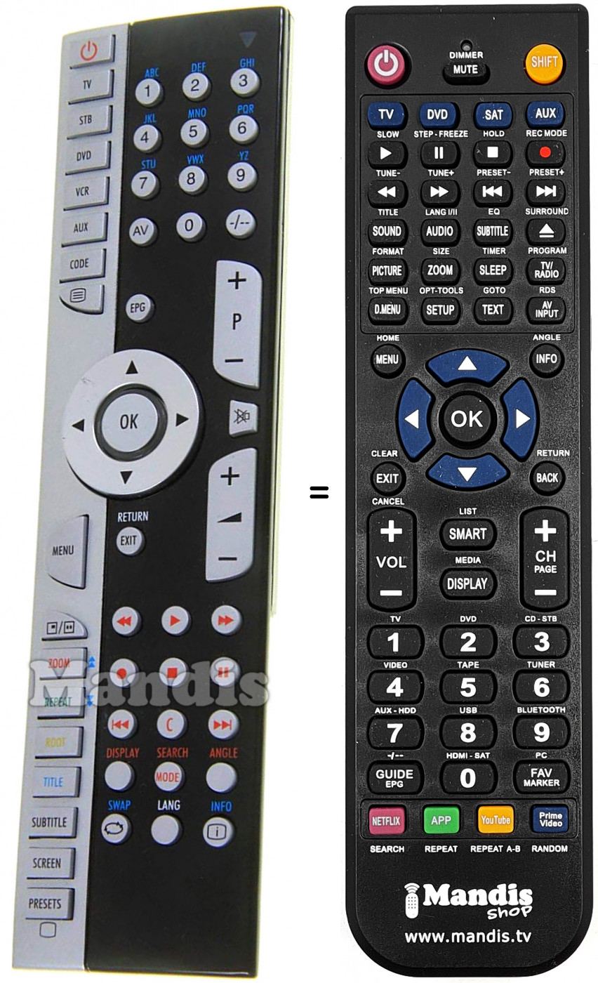 T&eacute;l&eacute;commande &eacute;quivalente 40029057