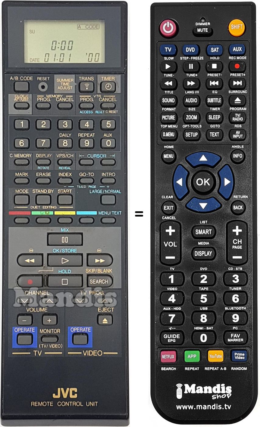 Télécommande équivalente PQ10884