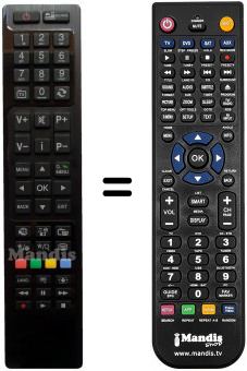 Télécommande équivalente RC4847