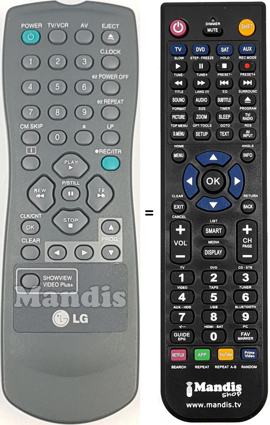 Télécommande équivalente REMCON2085