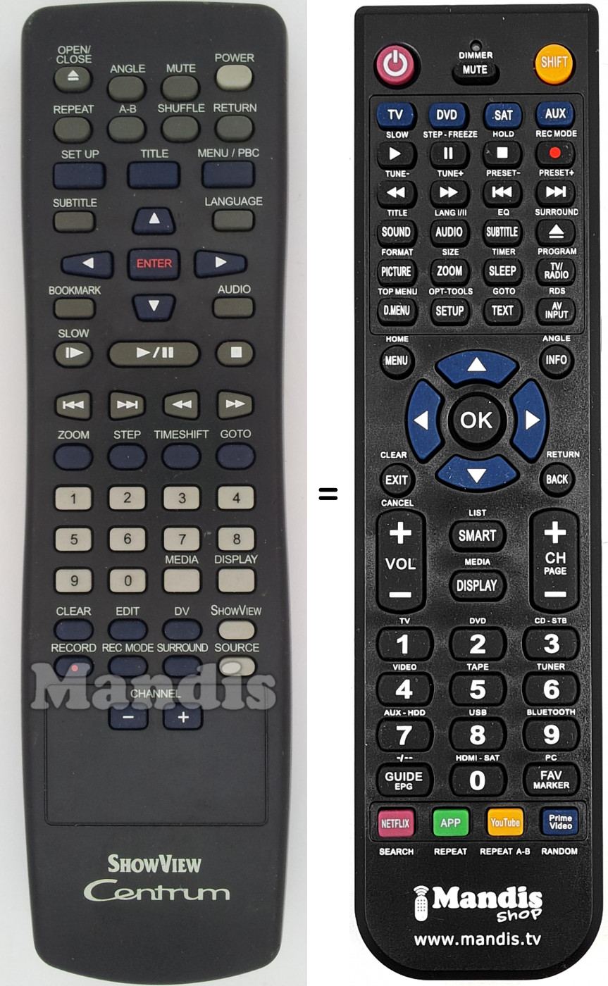 T&eacute;l&eacute;commande &eacute;quivalente XAMBA500