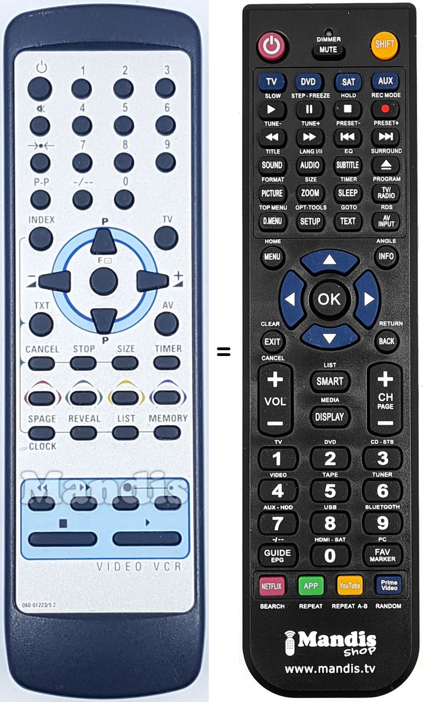 T&eacute;l&eacute;commande &eacute;quivalente 060012235.2