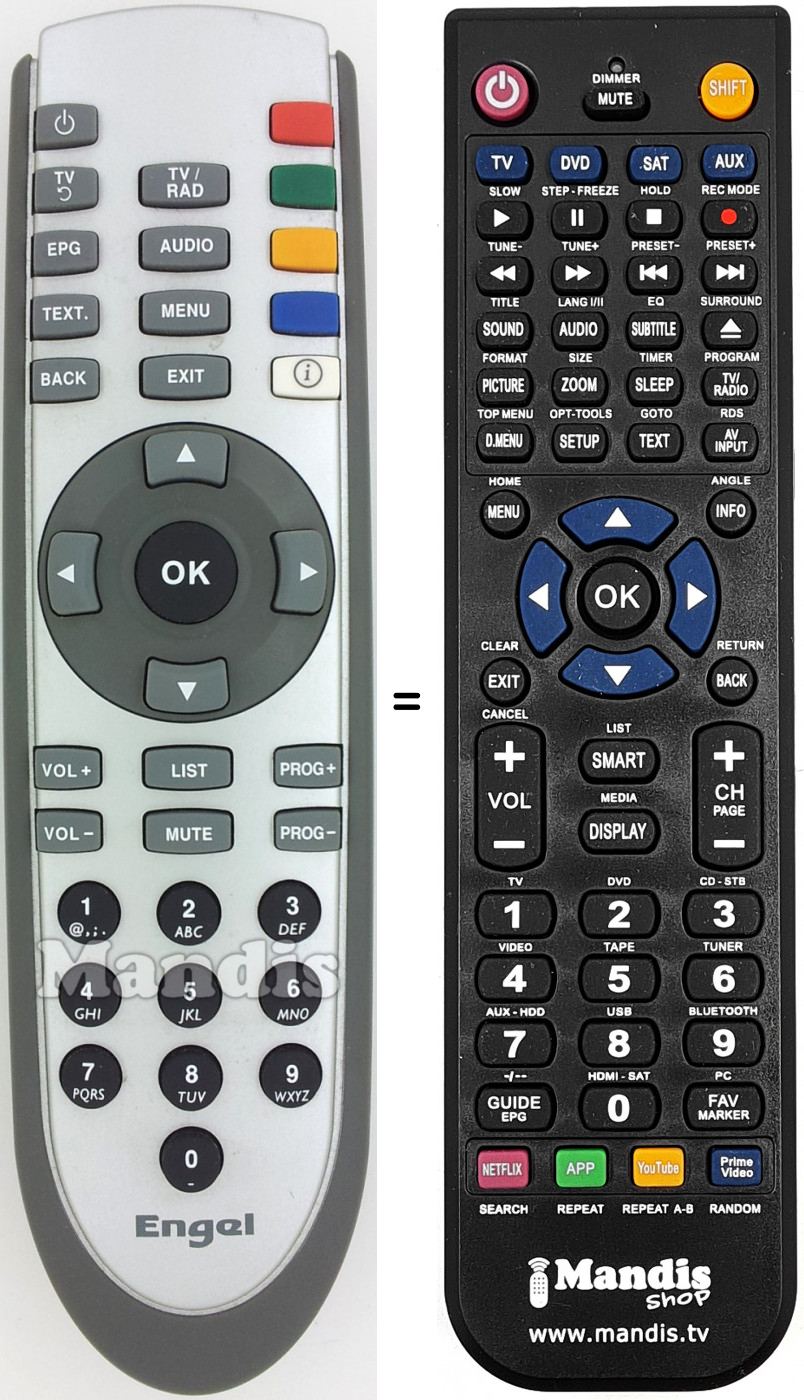 T&eacute;l&eacute;commande &eacute;quivalente Engel006