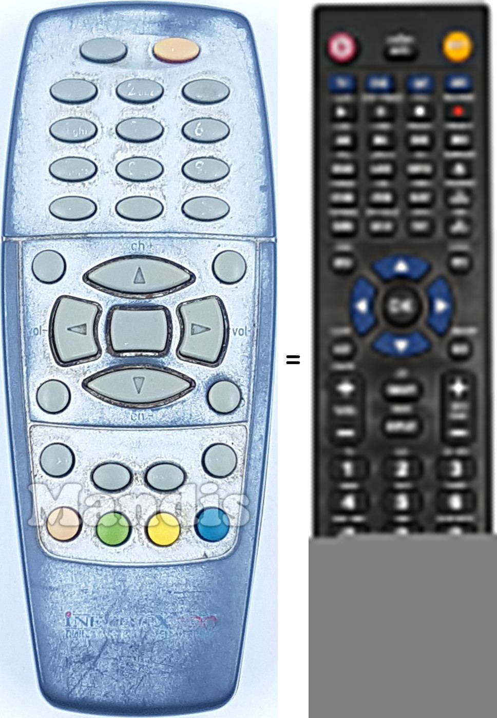 Télécommande équivalente REMCON1695