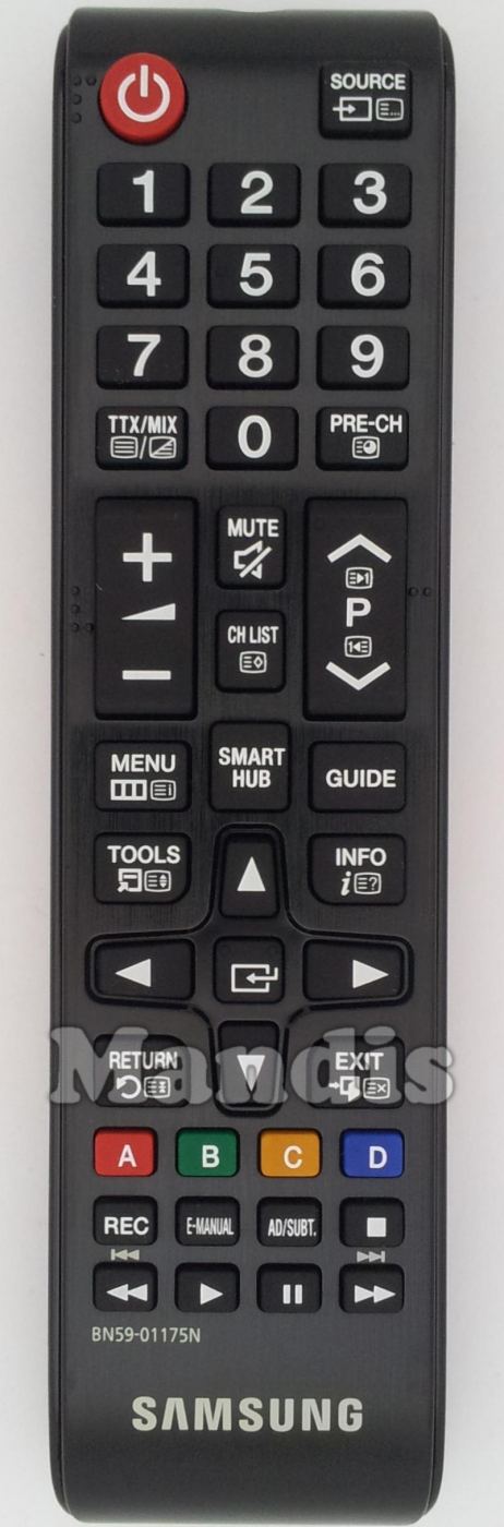 Télécommande Samsung Télécommande TM1950C blanche d'origine