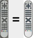 T&eacute;l&eacute;commande d'origine RC1062 (30037768)