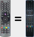 T&eacute;l&eacute;commande d'origine RC4825 (30076858)