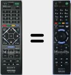 T&eacute;l&eacute;commande d'origine RMT-TZ120E (149317611)