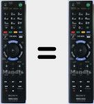 Télécommande d'origine RMT-TZ120E (149317611)