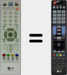 T&eacute;l&eacute;commande d'origine AKB74115502