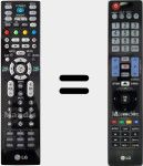 T&eacute;l&eacute;commande d'origine AKB74115502