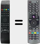 T&eacute;l&eacute;commande d'origine RC 4870 (30085964)