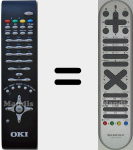 T&eacute;l&eacute;commande d'origine RC 1063 (30050086)