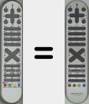 T&eacute;l&eacute;commande d'origine RC 1063 (30050086)