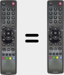 Télécommande d'origine RC 3000 E 02 (04TCLTEL0223)