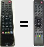 Télécommande d'origine RC 3000 E 02 (04TCLTEL0223)