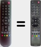 Télécommande d'origine RC 3000 E 02 (04TCLTEL0223)