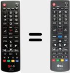 Télécommande d'origine AKB75055702