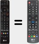 Télécommande d'origine AKB75055702