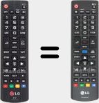 T&eacute;l&eacute;commande d'origine AKB75055702