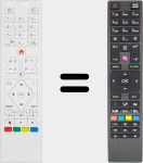 Télécommande d'origine RC 4876 (30088184)