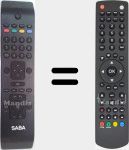 T&eacute;l&eacute;commande d'origine RC 1910 (30070046)