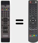 T&eacute;l&eacute;commande d'origine RC 1910 (30070046)