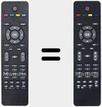 Télécommande d'origine LC11S16DVB-T (20464930)