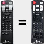 T&eacute;l&eacute;commande d'origine AKB74955362