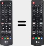 T&eacute;l&eacute;commande d'origine AKB75675311