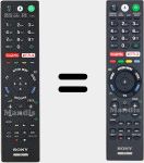 Télécommande d'origine RMF-TX310E (149345522)