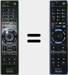 T&eacute;l&eacute;commande d'origine RMT-TZ120E (149317621)