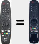 Télécommande d'origine MR21GA (AKB76039701)