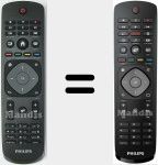 T&eacute;l&eacute;commande d'origine RC43J-01 ENGLISH (996592104463)