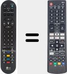 Télécommande universelle Universal TV LG