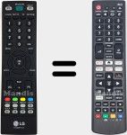 Télécommande universelle Universal TV LG