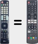 Télécommande universelle Universal TV LG