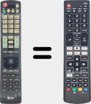 T&eacute;l&eacute;commande universelle Universal TV LG