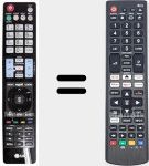 T&eacute;l&eacute;commande universelle Universal TV LG
