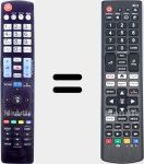 Télécommande universelle Universal TV LG