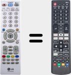 Télécommande universelle Universal TV LG