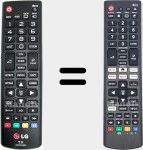 Télécommande universelle Universal TV LG