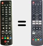 Télécommande universelle Universal TV LG